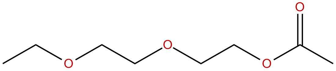 Image of diethylene glycol monoethyl ether ethanoate
