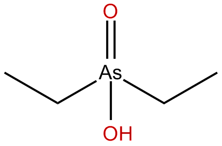 Image of diethylhydroxy arsine oxide