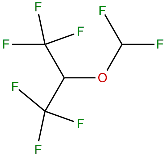 Image of difluoromethyl hexafluoroisopropyl ether