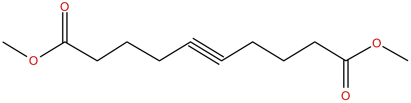 Image of dimethyl 5-decynedioate