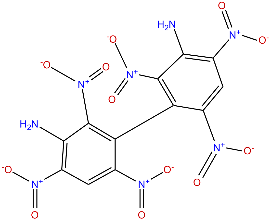 Image of DIPAM (3,3'-diamino-2,2',4,4',6,6'-hexanitrobiphenyl)