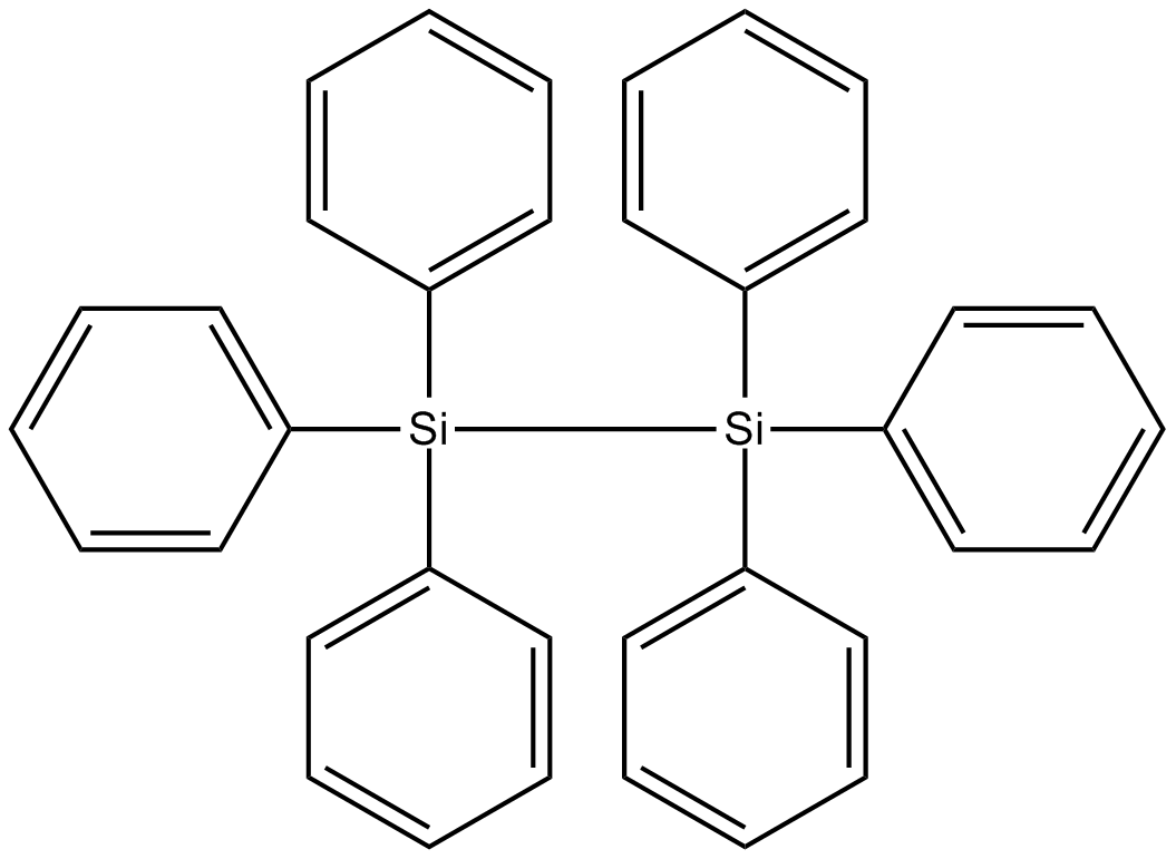 Image of disilane, hexaphenyl-