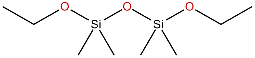 Image of disiloxane, 1,3-diethoxy-1,1,3,3-tetramethyl-