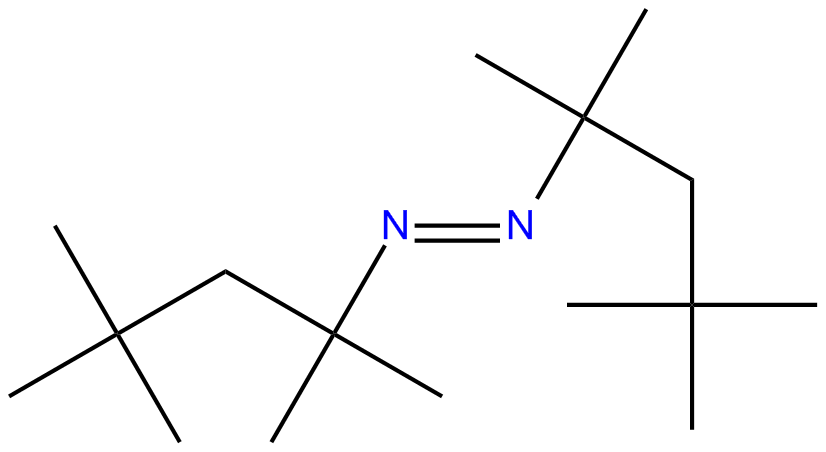 Image of di(1,1,3,3-tetra-methylbutyl)diazene