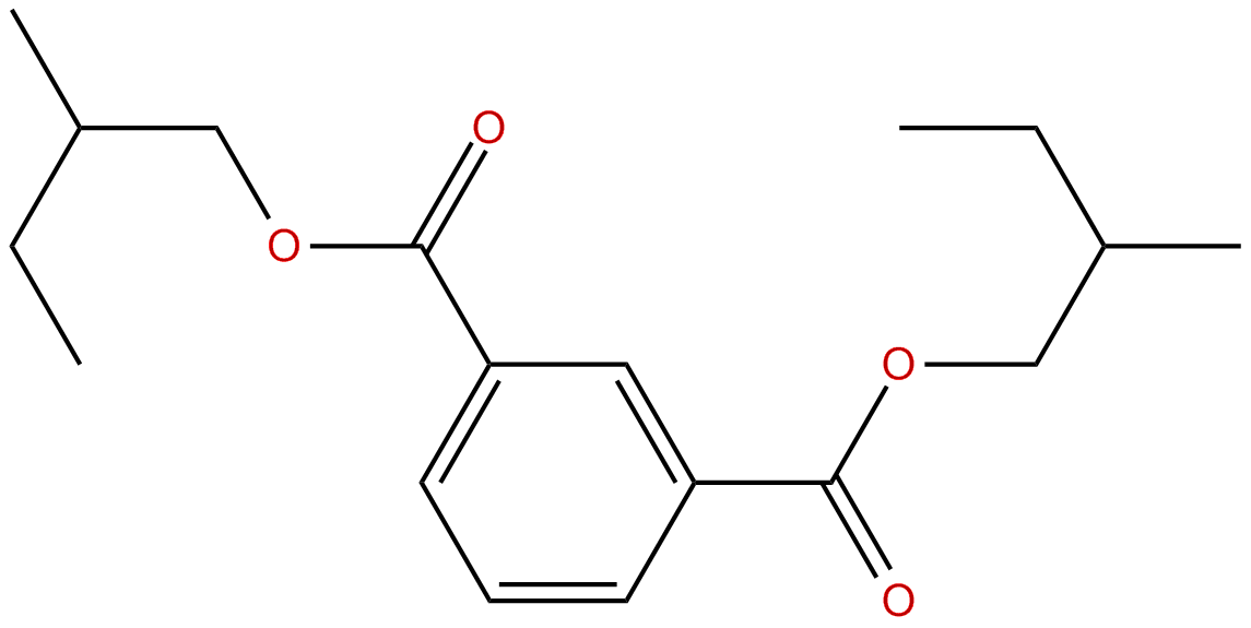 Image of di(2-methylbutyl) isophthalate