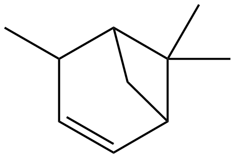 Image of dl-4,7,7-trimethylbicyclo[3.1.1]-2-heptene