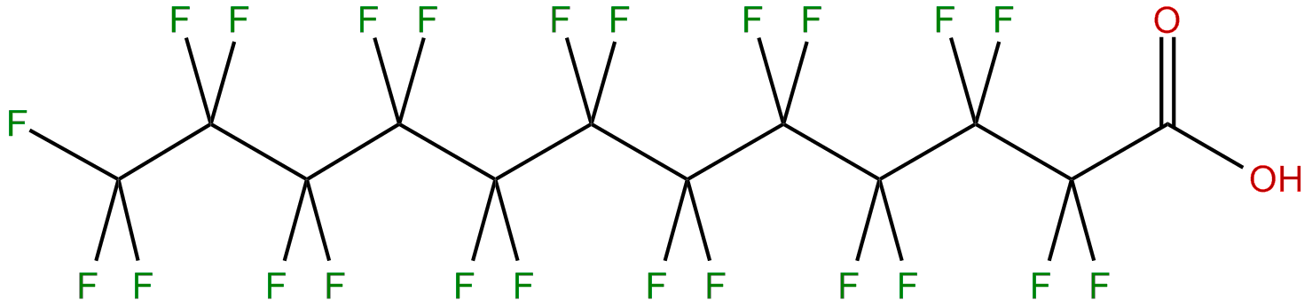 Image of dodecanoic acid, tricosafluoro-