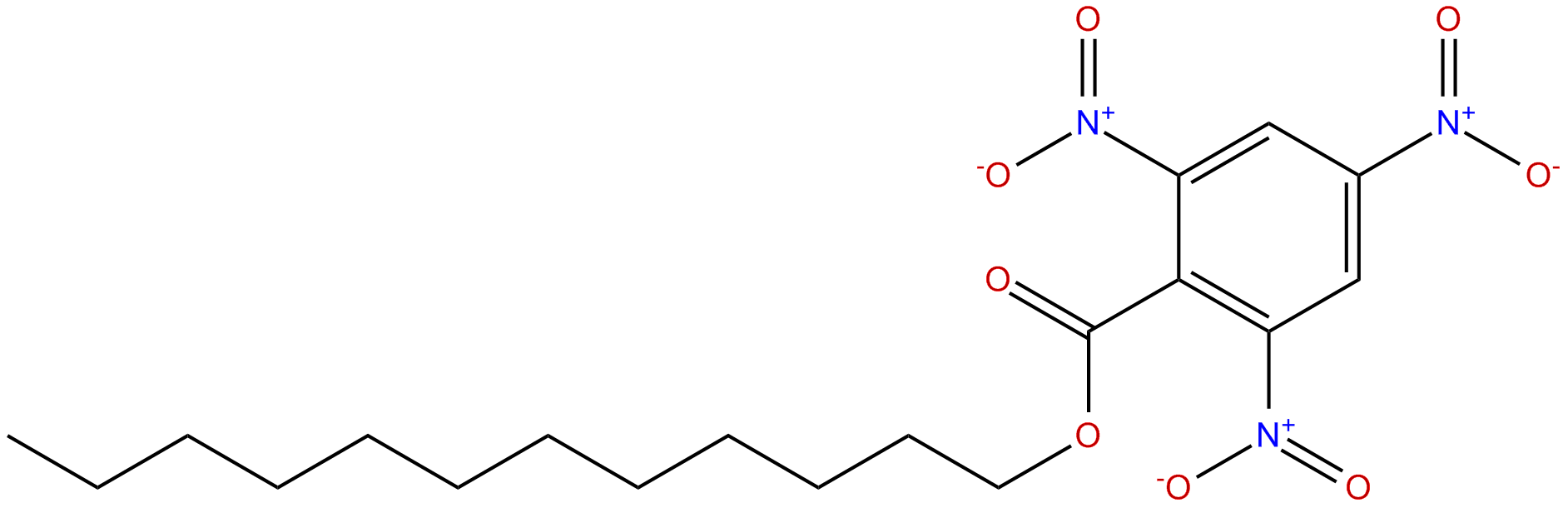Image of dodecyl 2,4,6-trinitrobenzoate