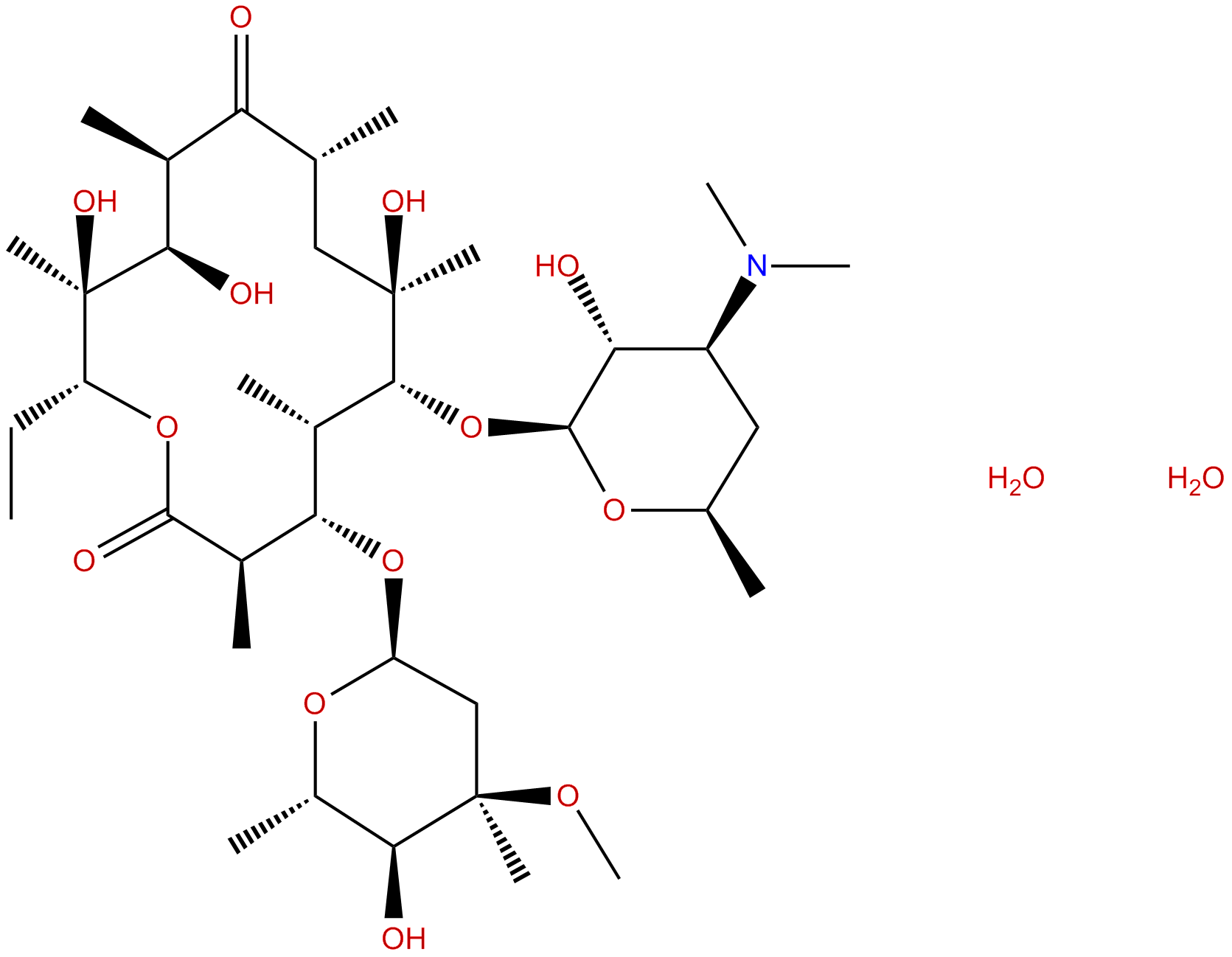 Image of erythromycin A dihydrate