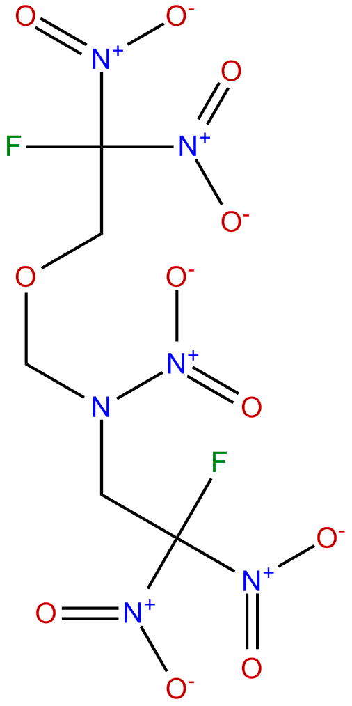Image of ethanamine, 2-fluoro-N-[(2-fluoro-2,2-dinitroethoxy)methyl]-N,2,2-trinitro-