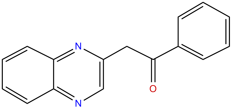 Image of Ethanone, 1-phenyl-2-(2-quinoxalinyl)-