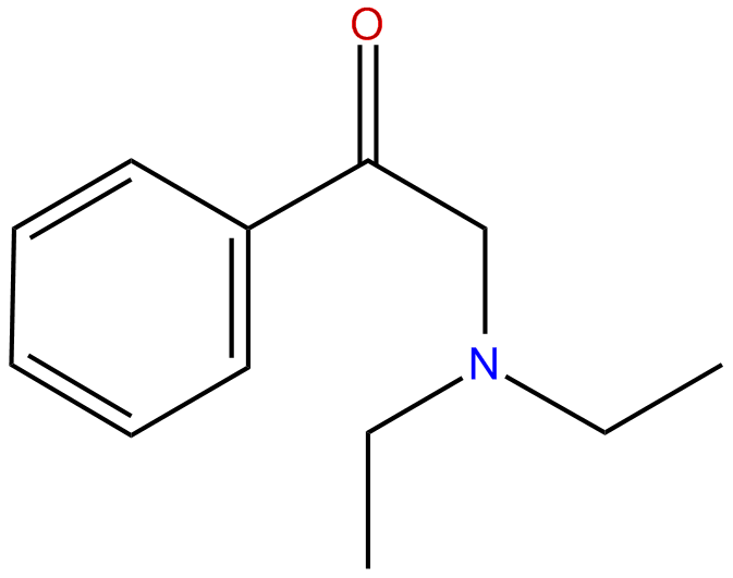 Image of ethanone, 2-(diethylamino)-1-phenyl-