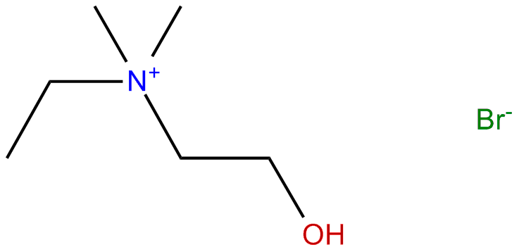 Image of ethyl-(2-hydroxyethyl)-dimethylammonium bromide