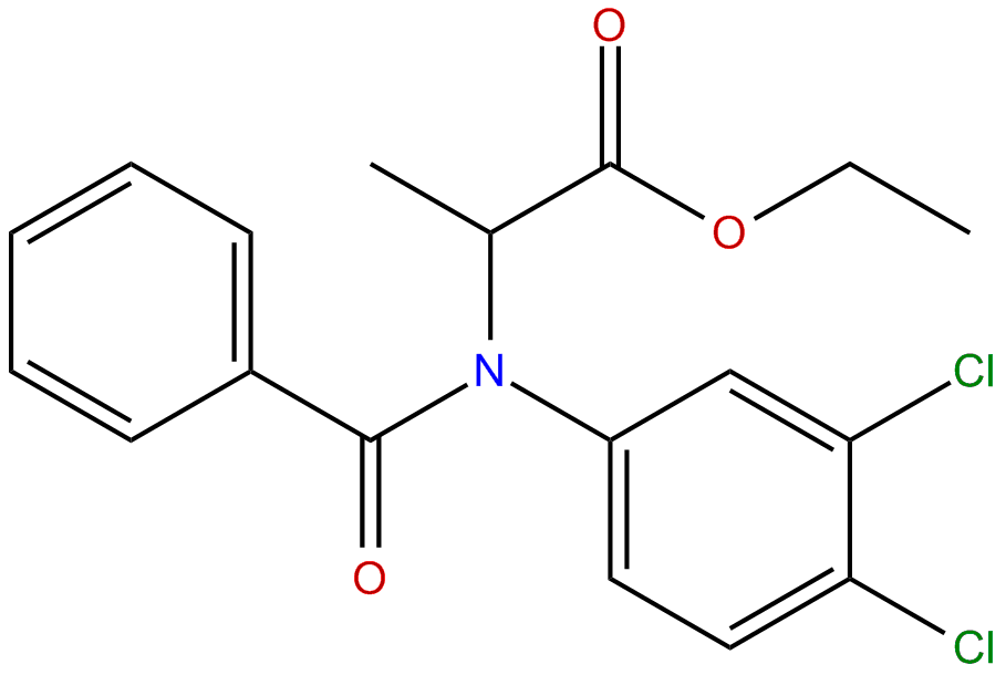 Image of ethyl 2-[benzoyl(3,4-dichlorophenyl)amino]propaonate