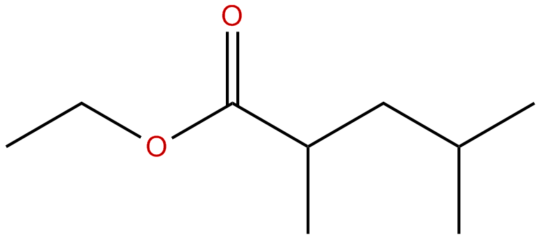 Image of ethyl 2,4-dimethylpentanoate