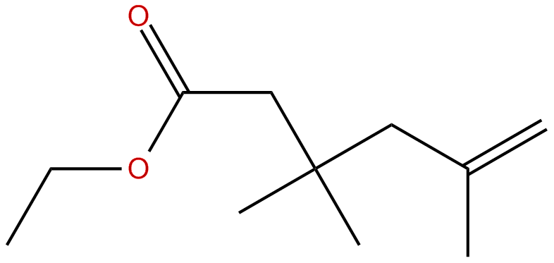 Image of ethyl 3,3,5-trimethyl-5-hexenoate