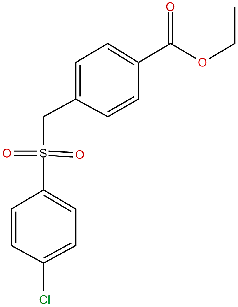 Image of ethyl 4-[((4'-chlorophenyl)sulfonyl)methyl]benzoate