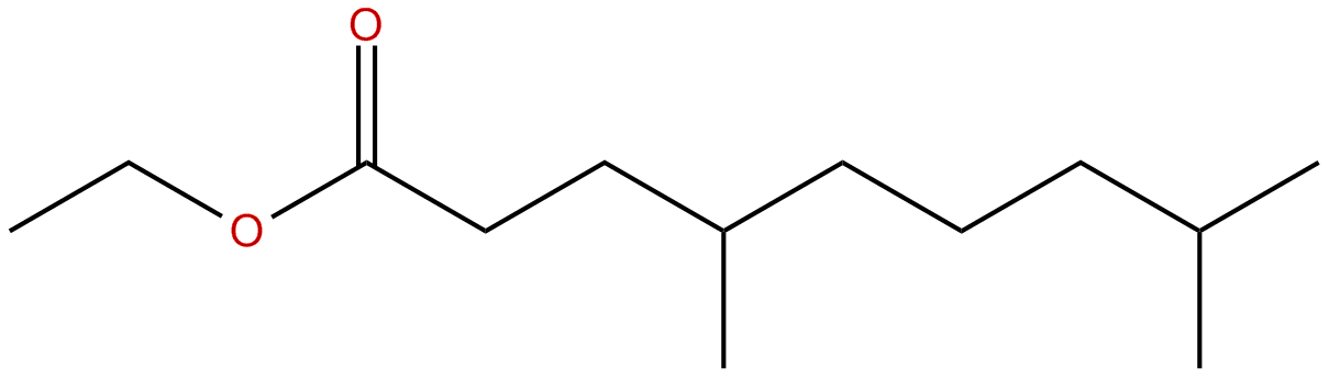 Image of ethyl 4,8-dimethylnonanoate