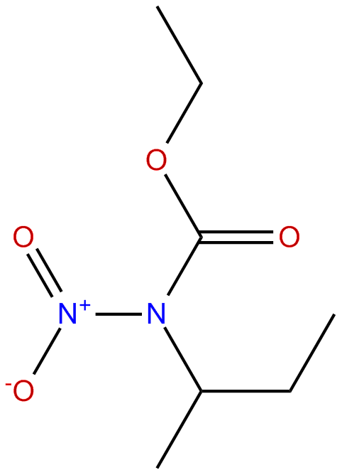 Image of ethyl N-(1-methylpropyl)-N-nitrocarbamate