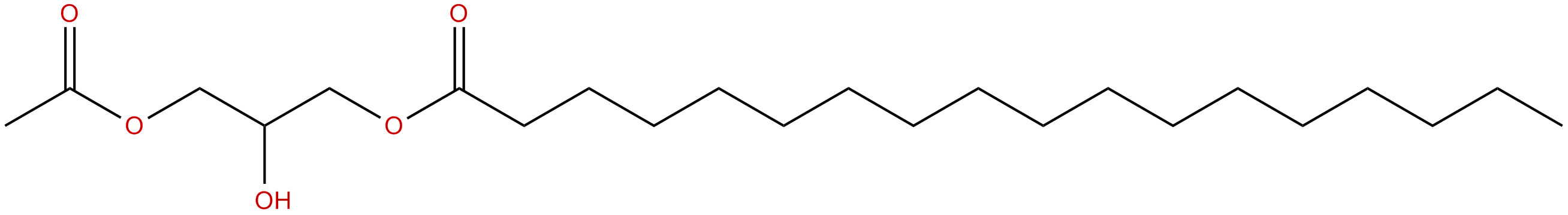 Image of glycerol, 1-aceto-, 3-octadecanoate