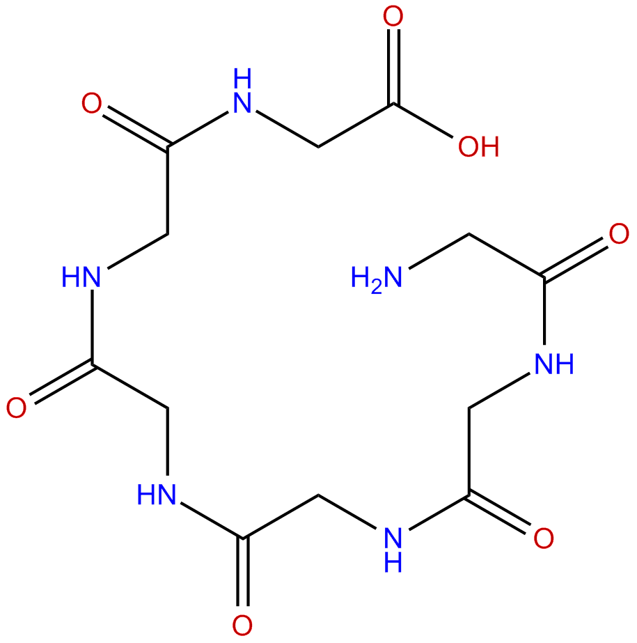 Image of glycine, N-[N-[N-[N-(N-glycylglycyl)glycyl]glycyl]glycyl]-