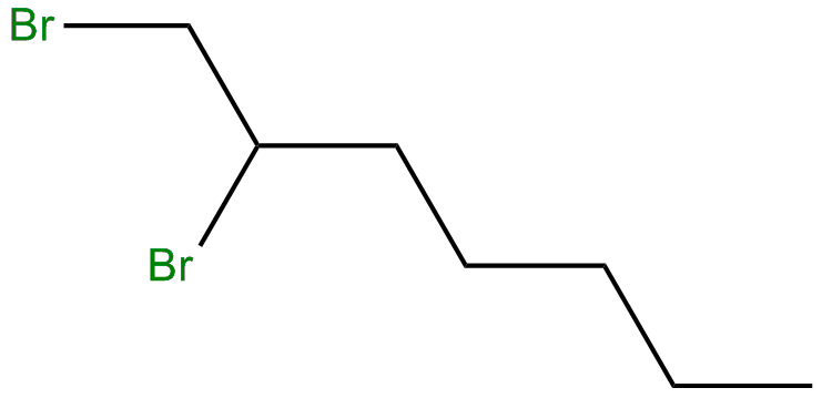 Image of heptane, 1,2-dibromo-