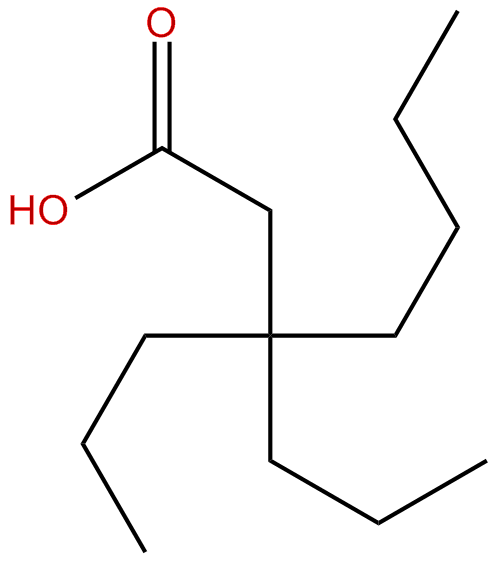 Image of heptanoic acid, 3,3-dipropyl-