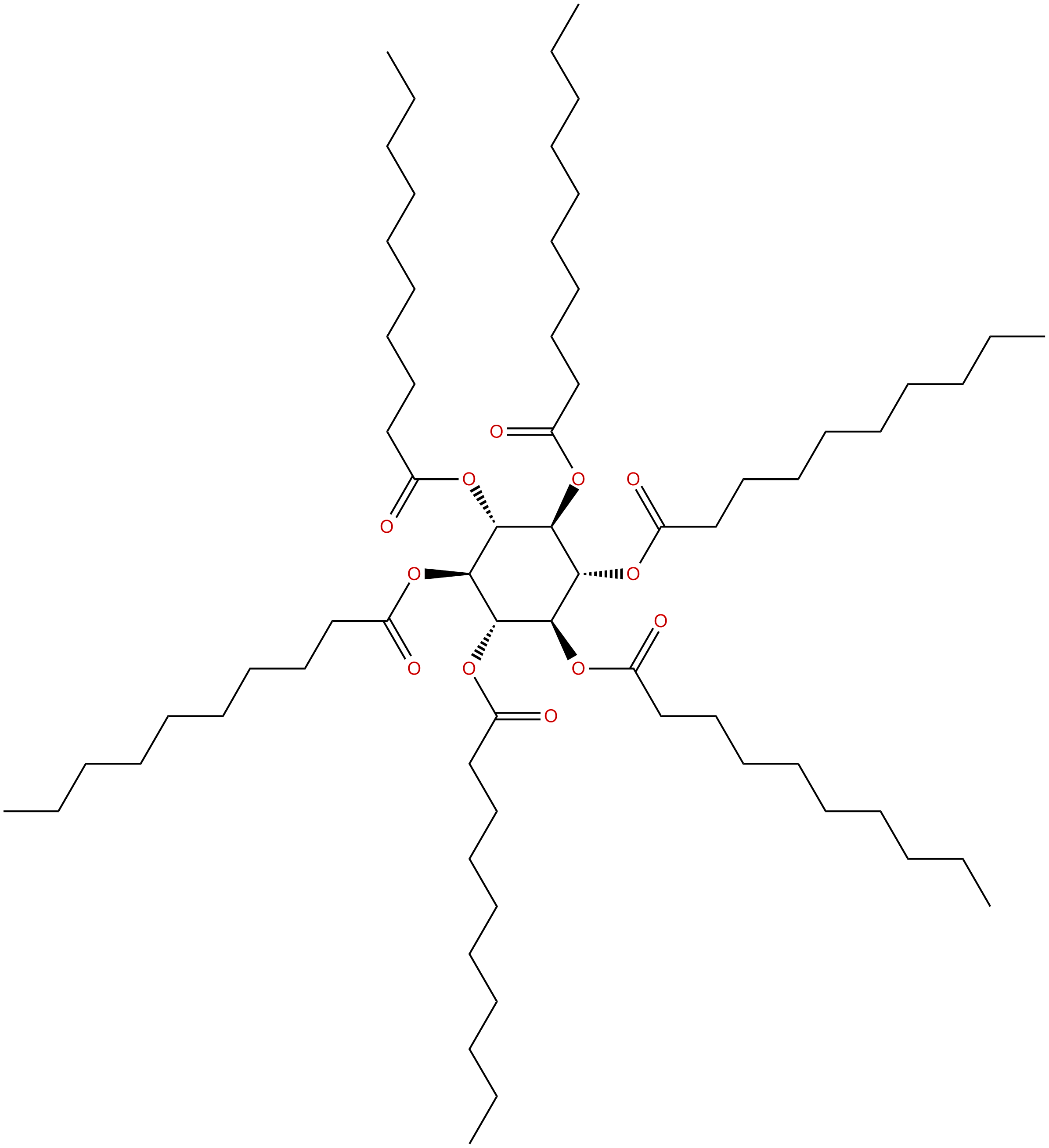Image of hexa-O-decanoyl-scyllo-inisitol