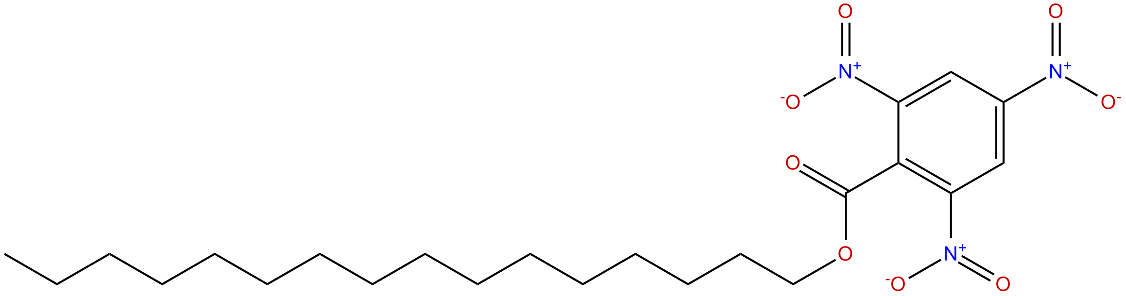 Image of hexadecyl 2,4,6-trinitrobenzoate