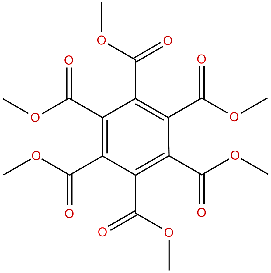 Image of hexamethyl benzenehexacarboxylate