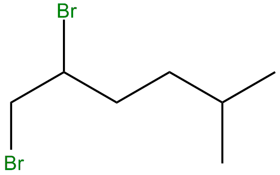 Image of hexane, 1,2-dibromo-5-methyl-