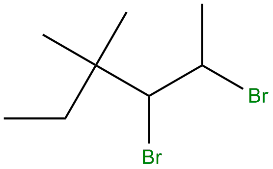 Image of hexane, 2,3-dibromo-4,4-dimethyl-