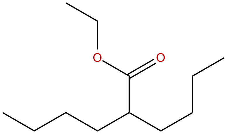 Image of hexanoic acid, 2-butyl-, ethyl ester