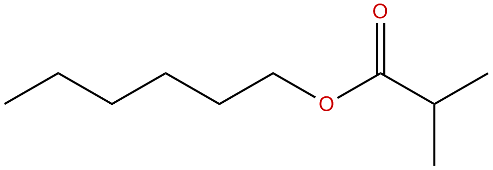 Image of hexyl 2-methylpropanoate