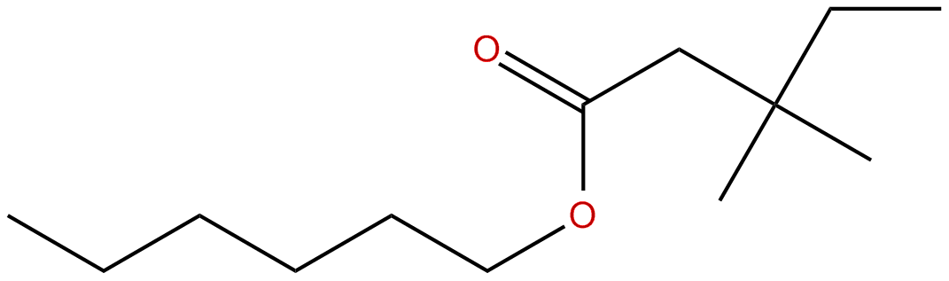 Image of hexyl 3,3-dimethylpentanoate