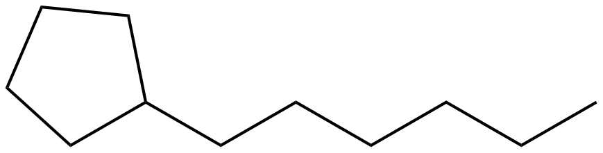 Image of hexylcyclopentane