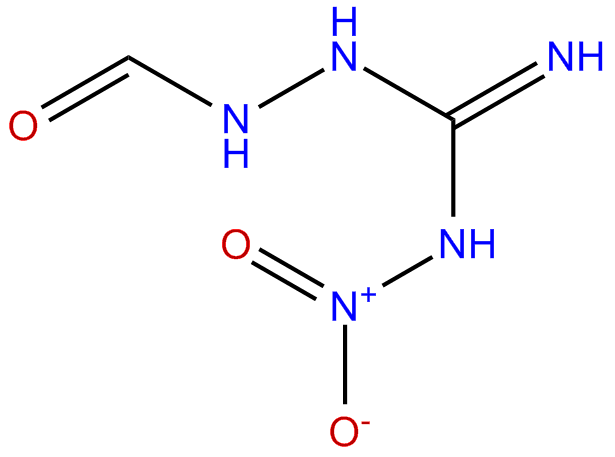 Image of hydrazine, 1-formyl-2-nitroamidino-