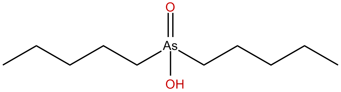 Image of hydroxydipentyl arsine oxide
