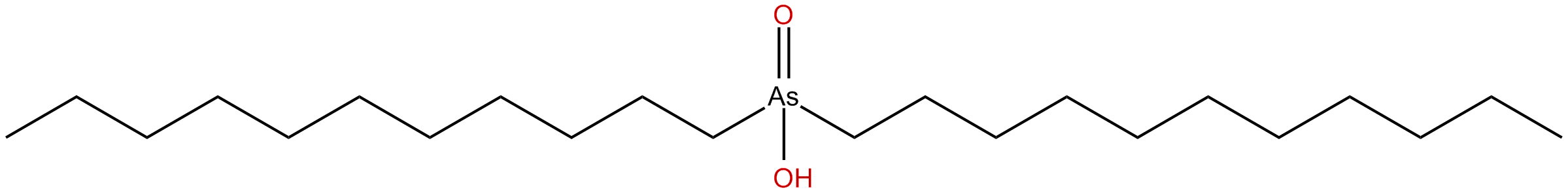 Image of hydroxydiundecyl arsine oxide