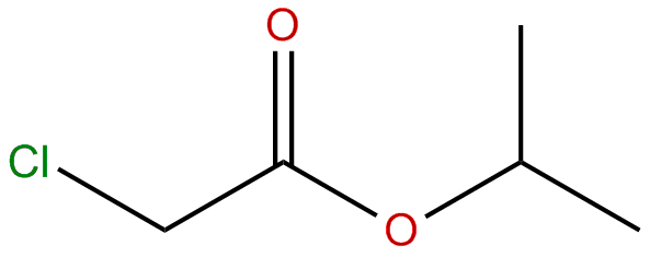 Image of isopropyl chloroethanoate