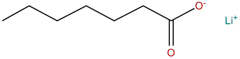Image of lithium heptanoate