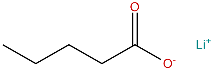 Image of lithium pentanoate
