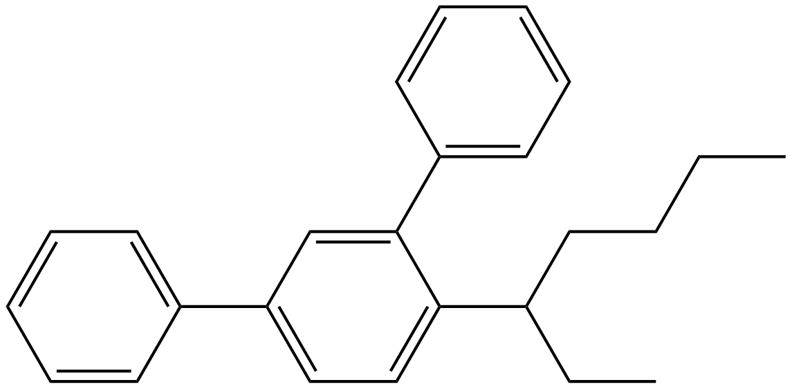Image of m-terphenyl, 4'-(1-ethylpentyl)-