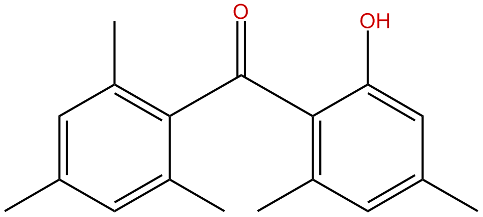 Image of methanone, (2-hydroxy-4,6-dimethylphenyl)(2,4,6-trimethylphenyl)-