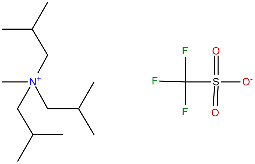 Image of methyl-tris(2-methyl-propyl)ammonium triflate