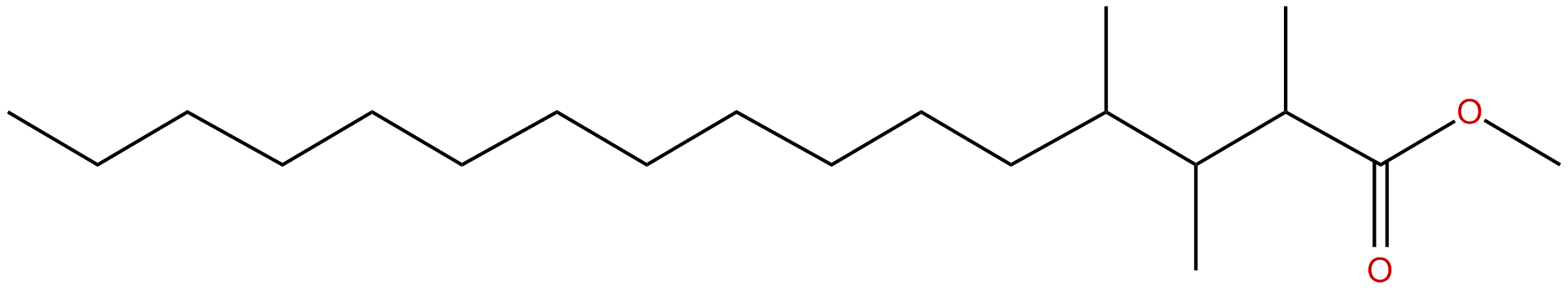 Image of methyl 2,3,4-trimethylhexadecanoate