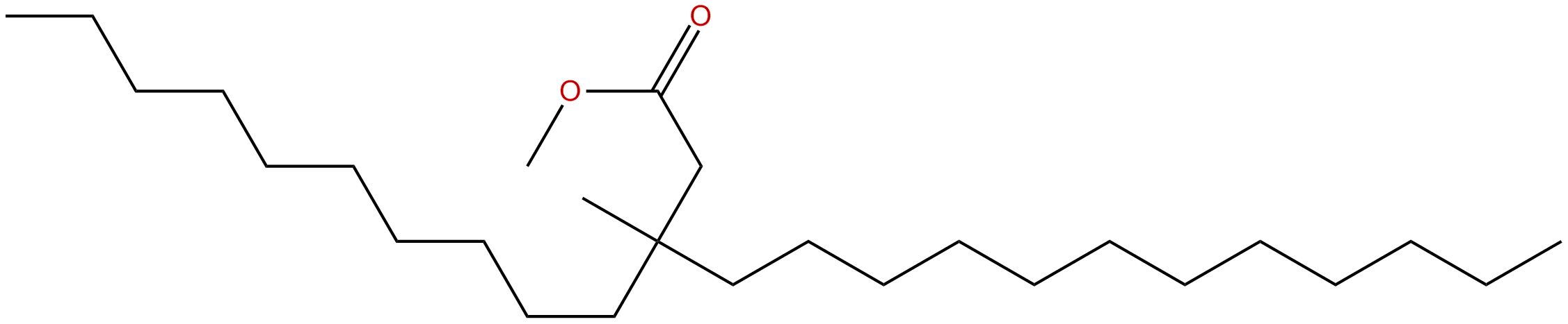 Image of methyl 3-methyl-3-decylpentadecanoate