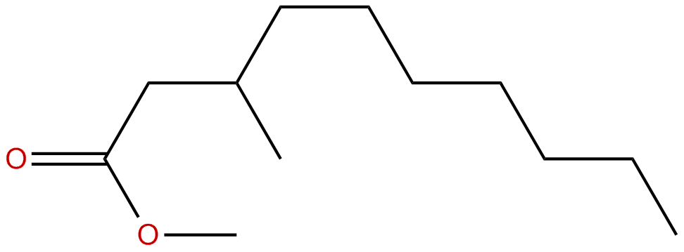 Image of methyl 3-methyldecanoate