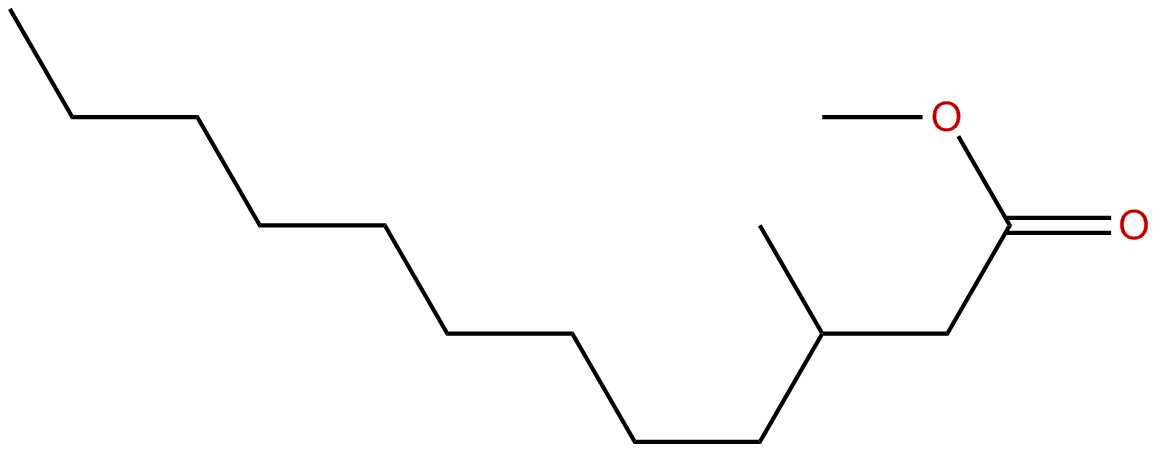 Image of methyl 3-methyldodecanoate