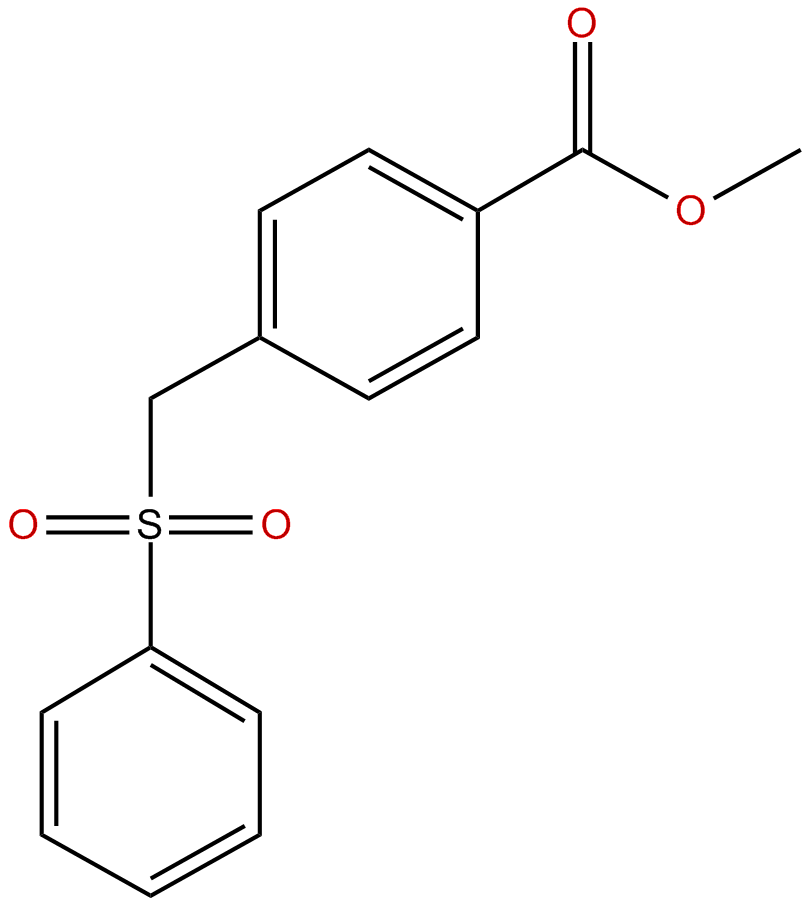 Image of methyl 4-[(phenylsulfonyl)methyl]benzoate